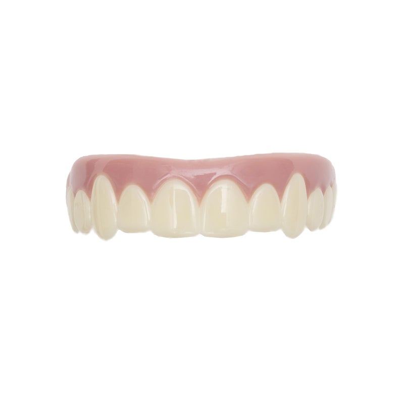 Imako Premium Cosmetic Uppers - 2 Pack - Large  Natural White - DIY Smile Makeover - Made in USA - Image 1